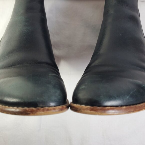 Madewell Regan Black Leather Ankle Boots - Picture 7 of 12